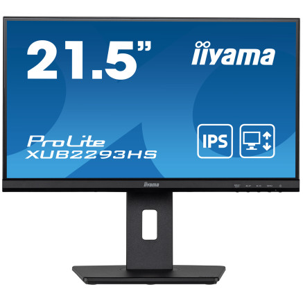 IIYEC045602 21.5p IPS FHD 3ms 250cd m² VGA-HDMI-DP 2x1W Règlable Noir