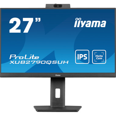 IIYEC045049 27p iPS 2560x1440 0,4ms 250cd m² HDMI-DP 3USB USB-C WebCam 2x2W Règlable Noir