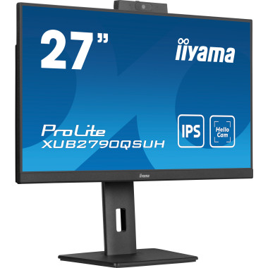 IIYEC045049 27p iPS 2560x1440 0,4ms 250cd m² HDMI-DP 3USB USB-C WebCam 2x2W Règlable Noir