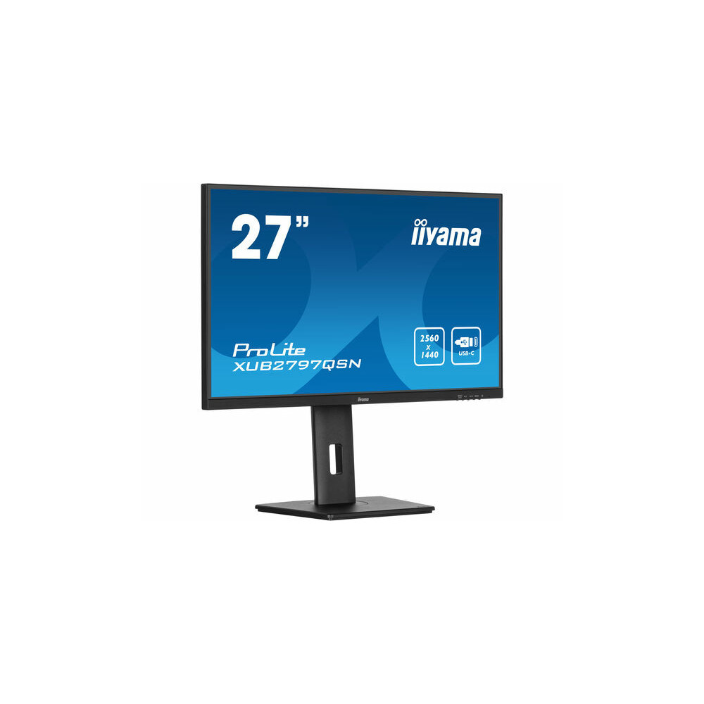 IIYEC044529 27p IPS 2560x1440 1ms 250cd m² HDMI-DP USB-C dock 4USB RJ45 2x2W Règlable Noir