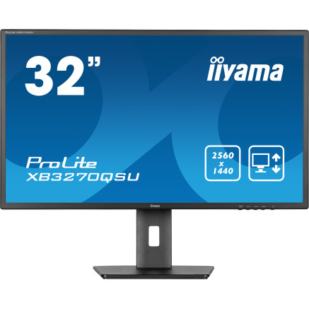 IIYEC044526 31.5p IPS 2560x1440 3ms 250cdm² 1200 1 HP 2xHDMI DP USB HUB Noir