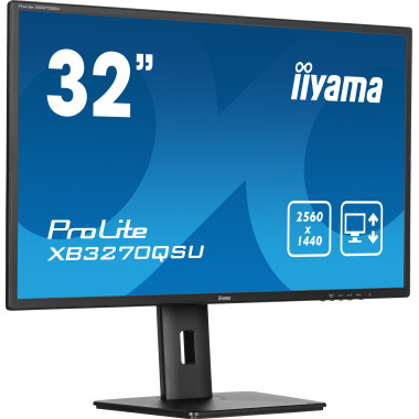IIYEC044526 31.5p IPS 2560x1440 3ms 250cdm² 1200 1 HP 2xHDMI DP USB HUB Noir