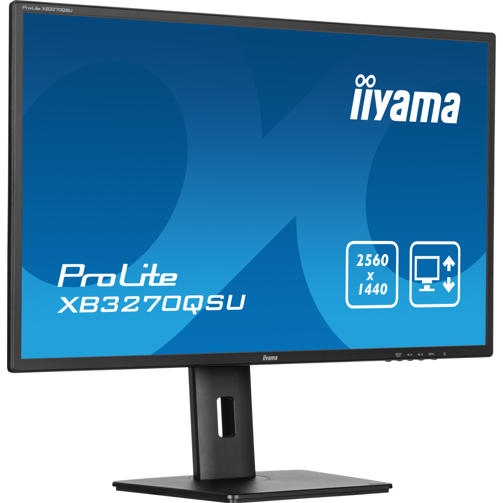 IIYEC044526 31.5p IPS 2560x1440 3ms 250cdm² 1200 1 HP 2xHDMI DP USB HUB Noir