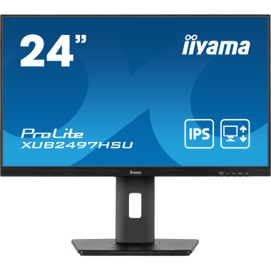 IIYEC044521 23.8p IPS FHD 1ms 250cd m² HDMI DP 2xUSB 2x2W Règlable Noir