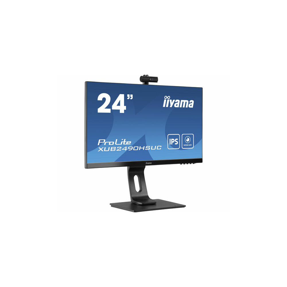 IIYEC044004 23.8p IPS FHD 4ms 250cd m² HDMI-DP 3xUSB WebCam 2x2W Règlable Noir