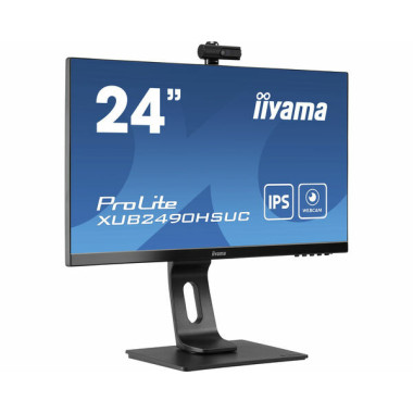 IIYEC044004 23.8p IPS FHD 4ms 250cd m² HDMI-DP 3xUSB WebCam 2x2W Règlable Noir