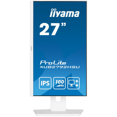 IIYEC043753 27p IPS FHD 0,4ms 250 cd m² HDMI DP 4xUSB 2x2W Règlable Blanc