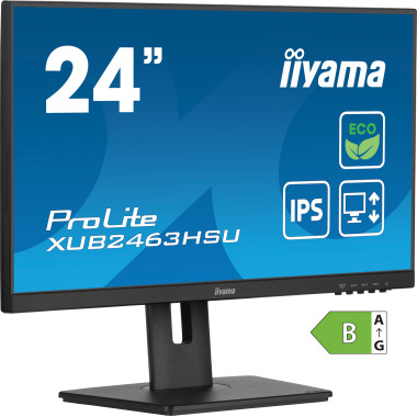 IIYEC043749 23.8p IPS FHD 3ms 250cd m² HDMI DP 2xUSB 2x2W IQE.B Règlable Noir