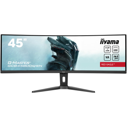 IIYEC043765 45p VA 5120x1440 incurvé 0.8ms 450cd m² 2HDMI DP 3USB USB-C.DOCK RJ45 2x3W PbP Noir