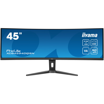 IIYEC043758 44.5p VA incurvé 5120x1440 32 9 0.8ms 450cd m² 2HDMI DP 3xUSB 1xUSB-C RJ45 2x3W Noir