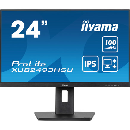 IIYEC043343 23,8p iPS FHD 1ms 250cd m² HDMI DP 2x2W 2xUSB Règlable Noir