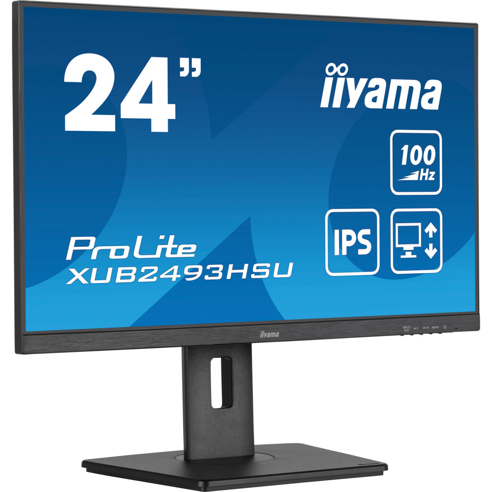IIYEC043343 23,8p iPS FHD 1ms 250cd m² HDMI DP 2x2W 2xUSB Règlable Noir