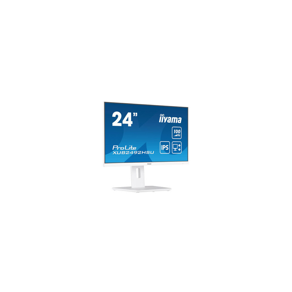 IIYEC043339 23.8p IPS FHD 0,4ms 250cd m² HDMI DP 4xUSB 2x2W Règlable Blanc