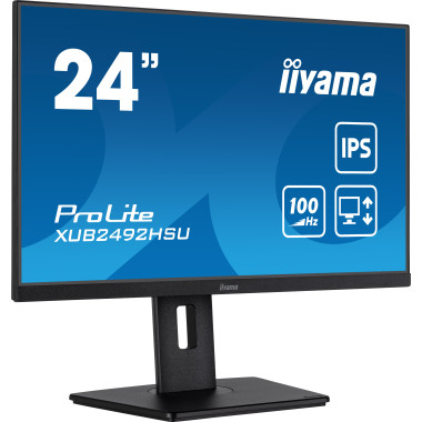 IIYEC043338 23.8p IPS FHD 0,4ms 250cd m² HDMI DP 4xUSB 2x2W Règlable Noir