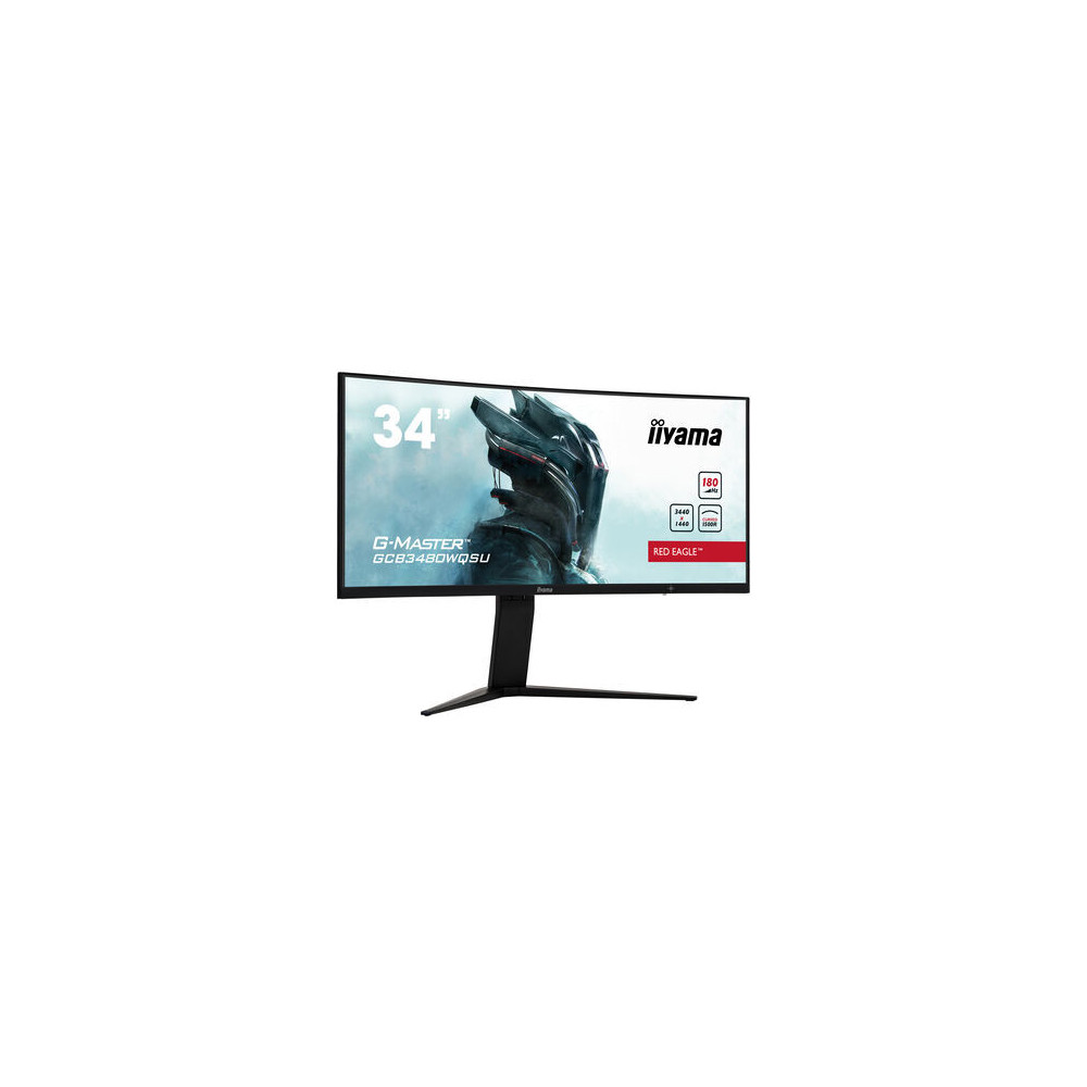 IIYEC043110 34p VA 3440x1440 Incurvé 21 9 0,4ms 420cdm² 2HDMI-2DP 2xUSB 2x3W PiP PbP Règlable Noir