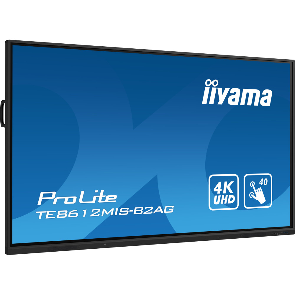 IIYEC042913 85,6p Tactile 4K IPS 8ms 400cd m² 1xVGA-3xHDMI USB-C RJ45 2x16W Noir