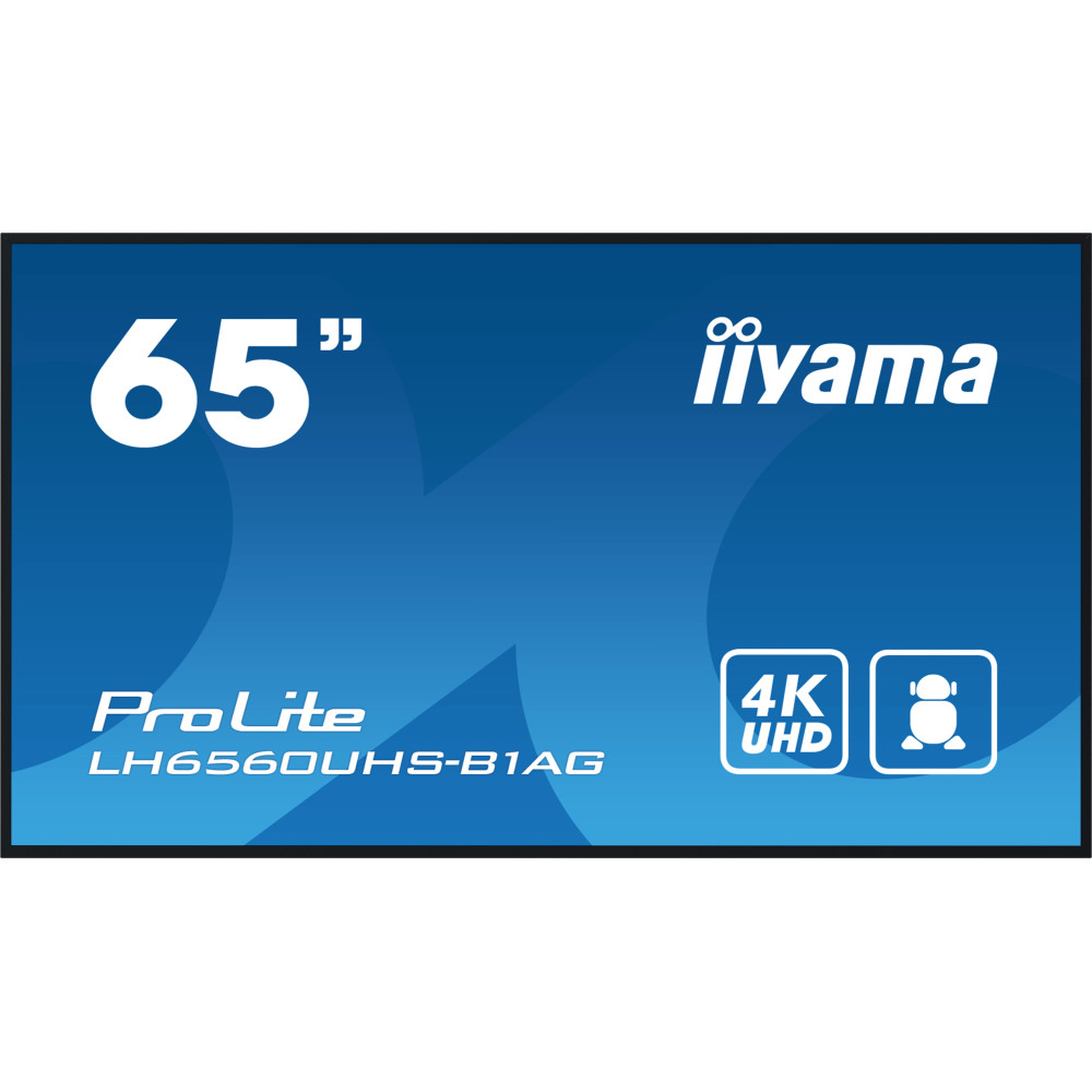 IIYEC142795 64.5p VA 4K 24 7 6,5ms 500cd m² 3HDMI RJ45 2USB 2x10W Noir IIYEC142795 64.5p VA 4K 24 7 6,5ms 500cd m² 3HDMI RJ45 2USB 2x10W Noir