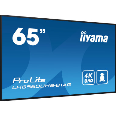 IIYEC142795 64.5p VA 4K 24 7 6,5ms 500cd m² 3HDMI RJ45 2USB 2x10W Noir