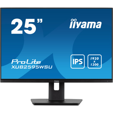 IIYEC042781 25p IPS 1920x1200 4ms 300cd m² VGA HDMI DP 2xUSB 2x2W Règlable Noir