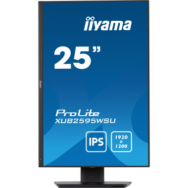 IIYEC042781 25p IPS 1920x1200 4ms 300cd m² VGA HDMI DP 2xUSB 2x2W Règlable Noir