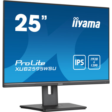 IIYEC042781 25p IPS 1920x1200 4ms 300cd m² VGA HDMI DP 2xUSB 2x2W Règlable Noir