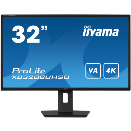 IIYEC041922 31.5p VA 4K 3ms 300cd m² 2HDMI-DP 2USB 2x3W Règlable Noir