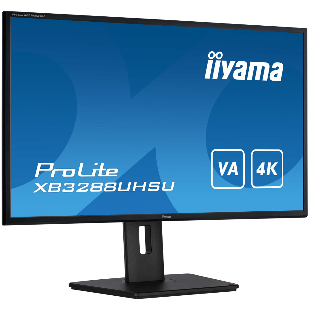 IIYEC041922 31.5p VA 4K 3ms 300cd m² 2HDMI-DP 2USB 2x3W Règlable Noir