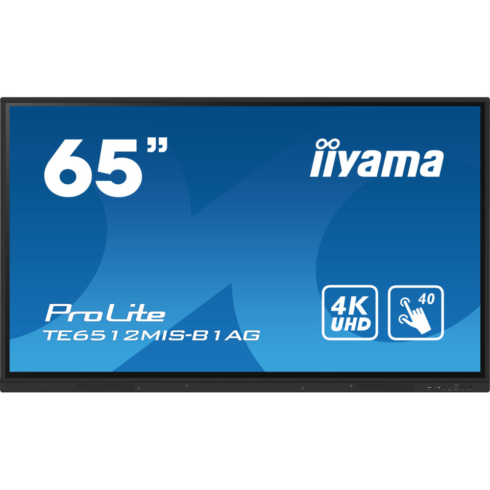 IIYEC041267 65p Tactile 4K IPS 8ms 400cd m² VGA-3HDMI USB-C RJ45 Noir IIYEC041267 65p Tactile 4K IPS 8ms 400cd m² VGA-3HDMI USB-C RJ45 Noir