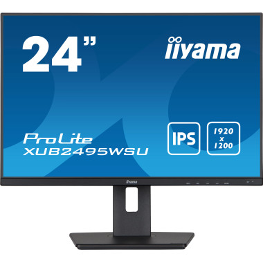 IIYEC041457 24.1p IPS 1920x1200 5ms 300cd m² VGA HDMI DP 4xUBS 2x2W Règlable Noir