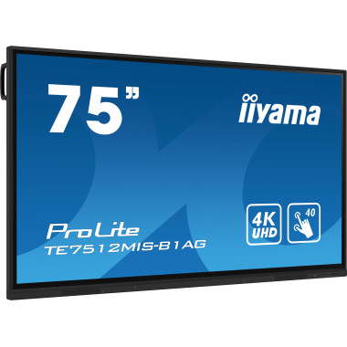 IIYEC041092 74,5p Tactile 4K IPS 8ms 400cd m² VGA-3xHDMI USB-C 2Lan 2x10W Noir