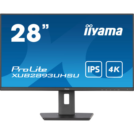 IIYEC040922 28p IPS 4K 3ms 300cd HDMI DP 2x2W 4xUSB Règlable Noir