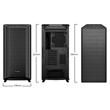 BEQBT045363 BEQUIET DARK BASE 701 - E-ATX ATX MATX MINI-ITX - NOIR - MOYEN TOUR