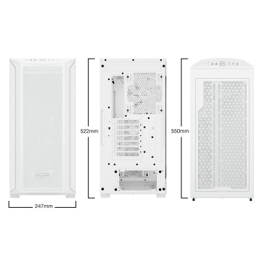 BEQBT042880 BEQUIET - BGW64 -  SHADOW BASE 800 FX BLANC - GRANDE TOUR - RGB