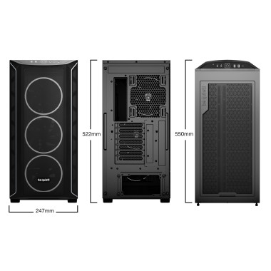 BEQBT042879 BEQUIET - BGW63 -  SHADOW BASE 800 FX NOIR - GRANDE TOUR - RGB