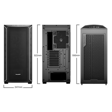 BEQBT042877 BEQUIET - BGW61 -  SHADOW BASE 800 DX NOIR - GRANDE TOUR