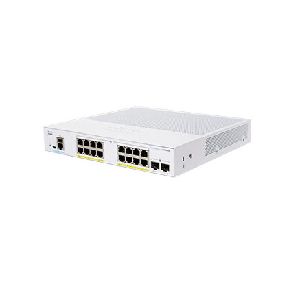 CISSW045481 Cisco Business 350 Series CBS350-16P-2G - Géré - 16 x 10 100 1000 (PoE+) + 2 x Gigabit SFP
