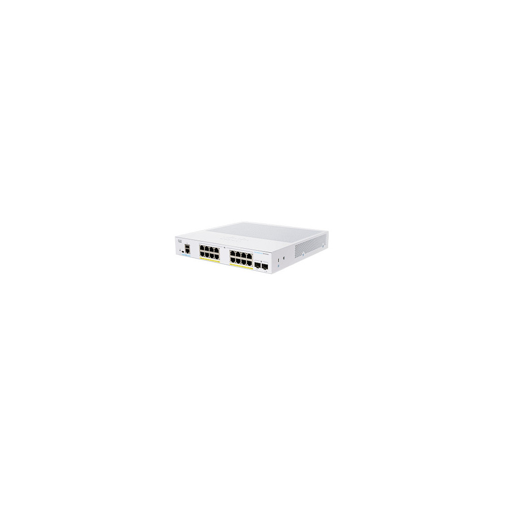 CISSW045481 Cisco Business 350 Series CBS350-16P-2G - Géré - 16 x 10 100 1000 (PoE+) + 2 x Gigabit SFP CISSW045481 Cisco Business 350 Series CBS350-16P-2G - Géré - 16 x 10 100 1000 (PoE+) + 2 x Gigabit SFP