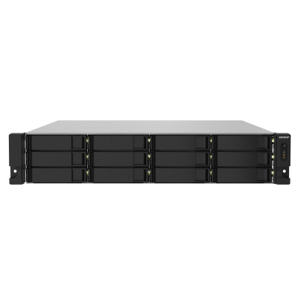 QNABT045646 TS-1232PXU-RP-4G Bt NAS 12 emp. 1.7 GHz 64b QuadCore 4Go rack 2U