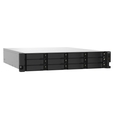 QNABT045646 TS-1232PXU-RP-4G Bt NAS 12 emp. 1.7 GHz 64b QuadCore 4Go rack 2U