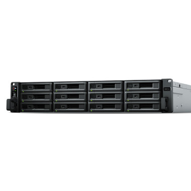 SYNBT036664 RS3621XS+ Bt NAS Rack 2U pour 12DD 3.5 2.5p 2.1 2.7G 8Core 8Go 4x LAN GbE +