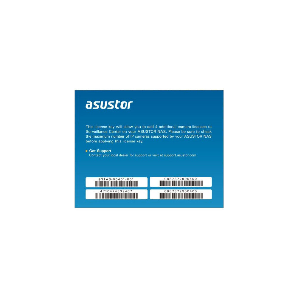 ASTBT023057 ASC-L01 Licence pour caméra supplémentaire