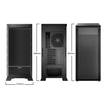 BEQBT042424 BEQUIET DARK BASE PRO 901 - TOUR - EATX XL-ATX ATX MATX MINI-ATX - NOIR