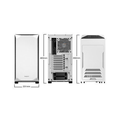 BEQBT040818 BEQUIET PURE BASE 500 WHITE  - MOYEN TOUR - ATX - M-ATX -  MINI-ITX