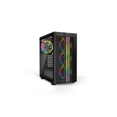 BEQBT040007 BEQUIET PURE BASE 500FX BLACK - 4x VENT ARGB