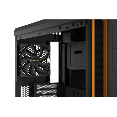 BEQBT039734 BEQUIET PURE BASE 600 WINOW NOIR ORANGE - MT - ATX MATX MITX - USB 3.2