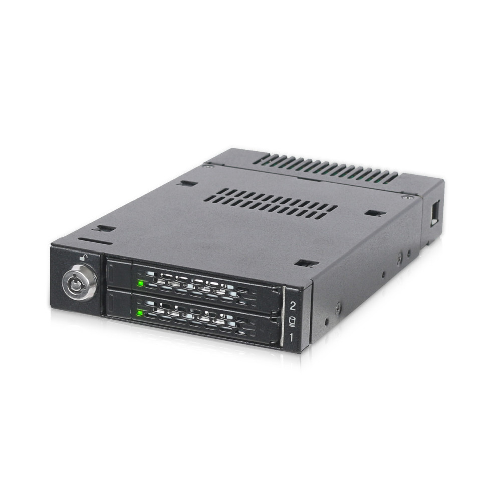 ICYMB037006 Rack amovible pour 2x SSD NVMe M.2 PCIe pour baie de disque externe 3.5