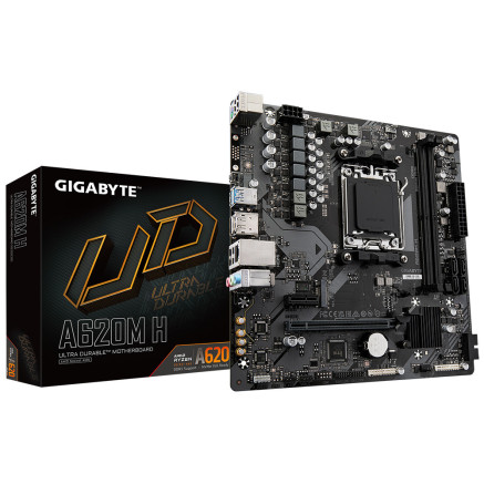 GIGCM045398 GIGABYTE A620M H - MATX - AM5 -A620 - 2x DDR5 - HDMI - DP - M.2