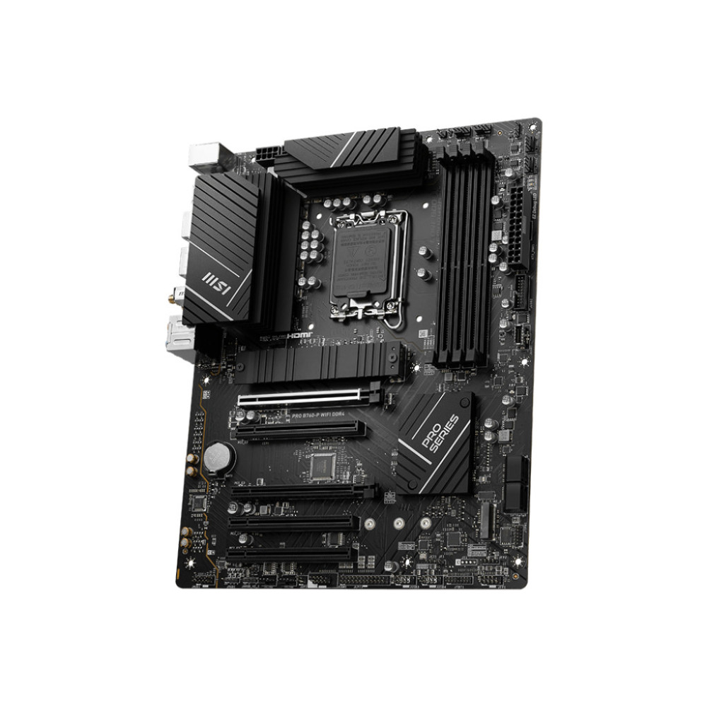 MSICM044694 MSI PRO B760-P WIFI DDR4 - ATX - INTEL LGA  1700 - 4x DDR4 - HDMI - DP