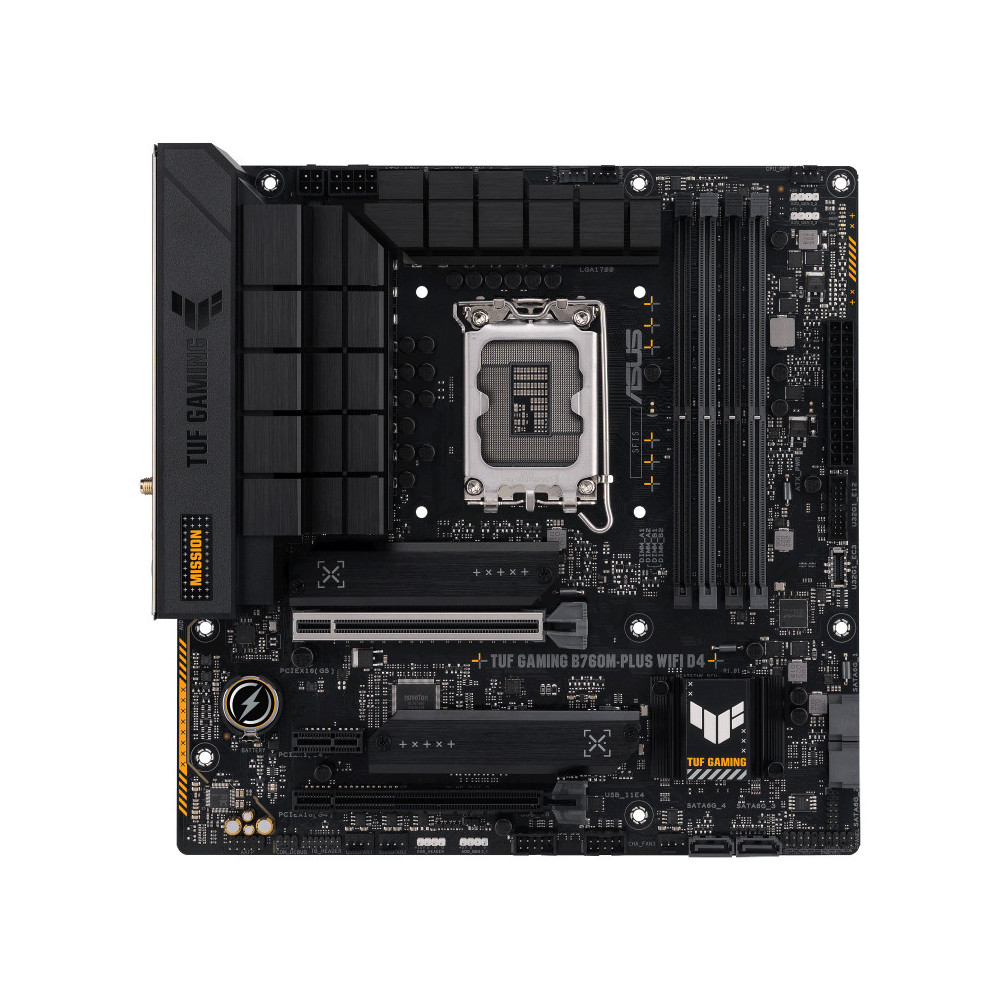 ASUCM043790 ASUS TUF GAMING B760M-PLUS WIFI D4 - MATX - INTEL LGA 1700 - 4x DDR4