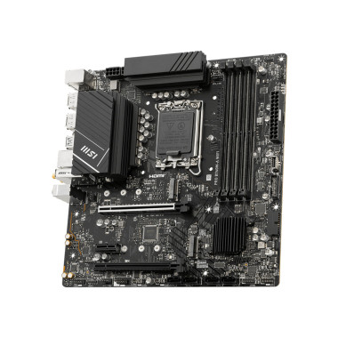 MSICM043477 MSI PRO B760M-A WIFI - INTEL LGA 1700 - MATX - 4x DDR5 - 2x PCIE X16 - 2x HDMI -